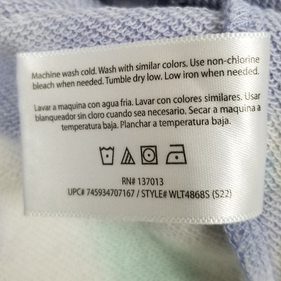 NWT - Wild Fox Tie Dye Hoodie and Jogger Set Purple Women's Size Large - Picture 13 of 16